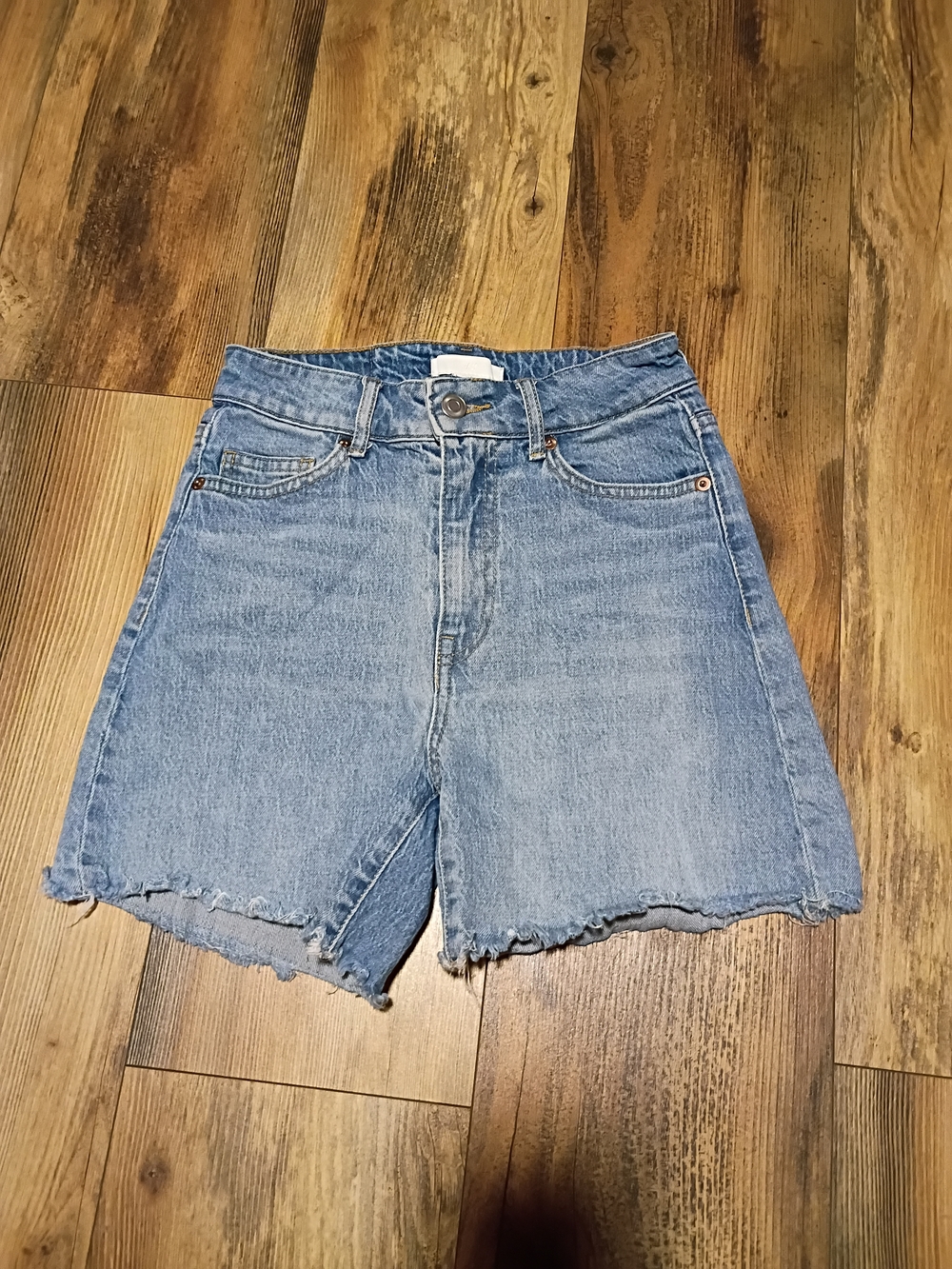 H&M Light Blue Denim Cutoff Shorts